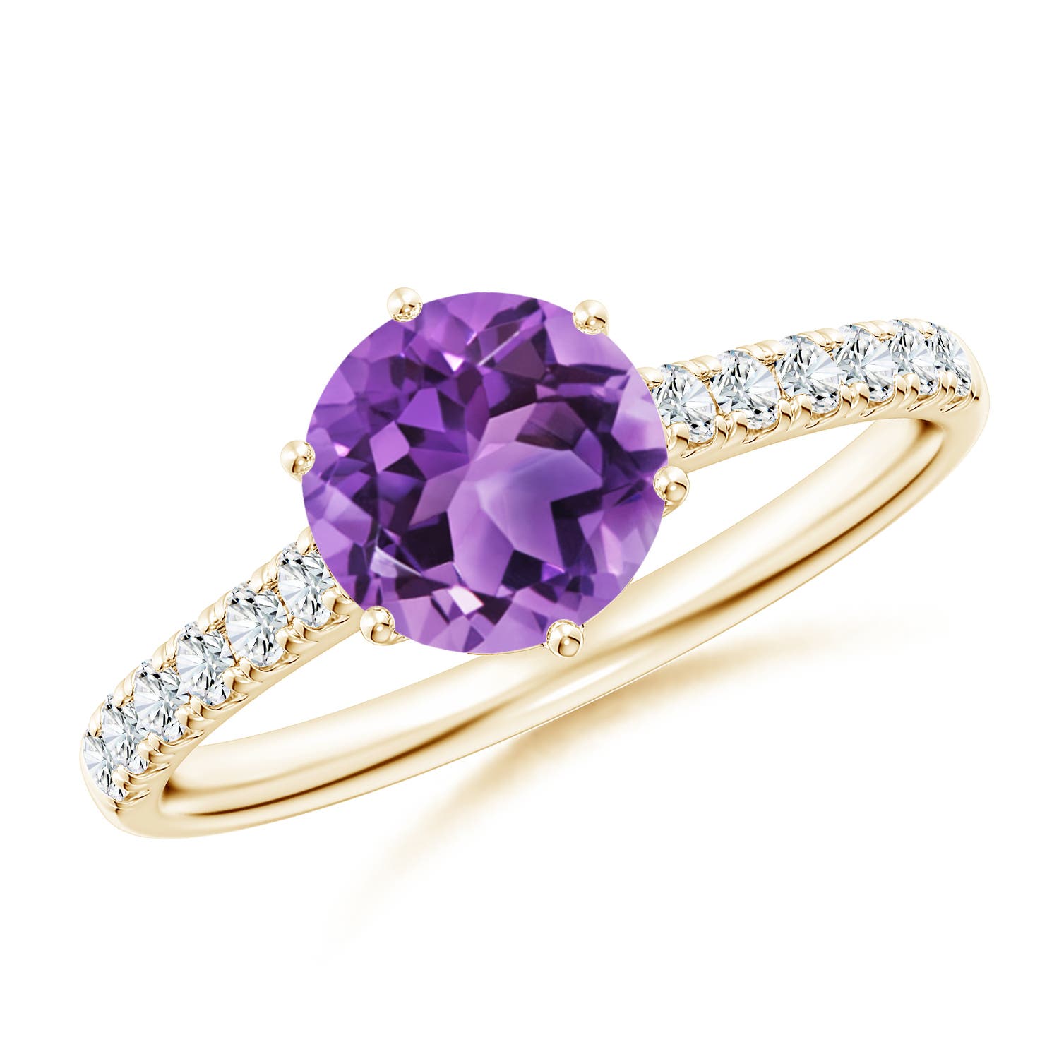 AA - Amethyst / 1.4 CT / 14 KT Yellow Gold