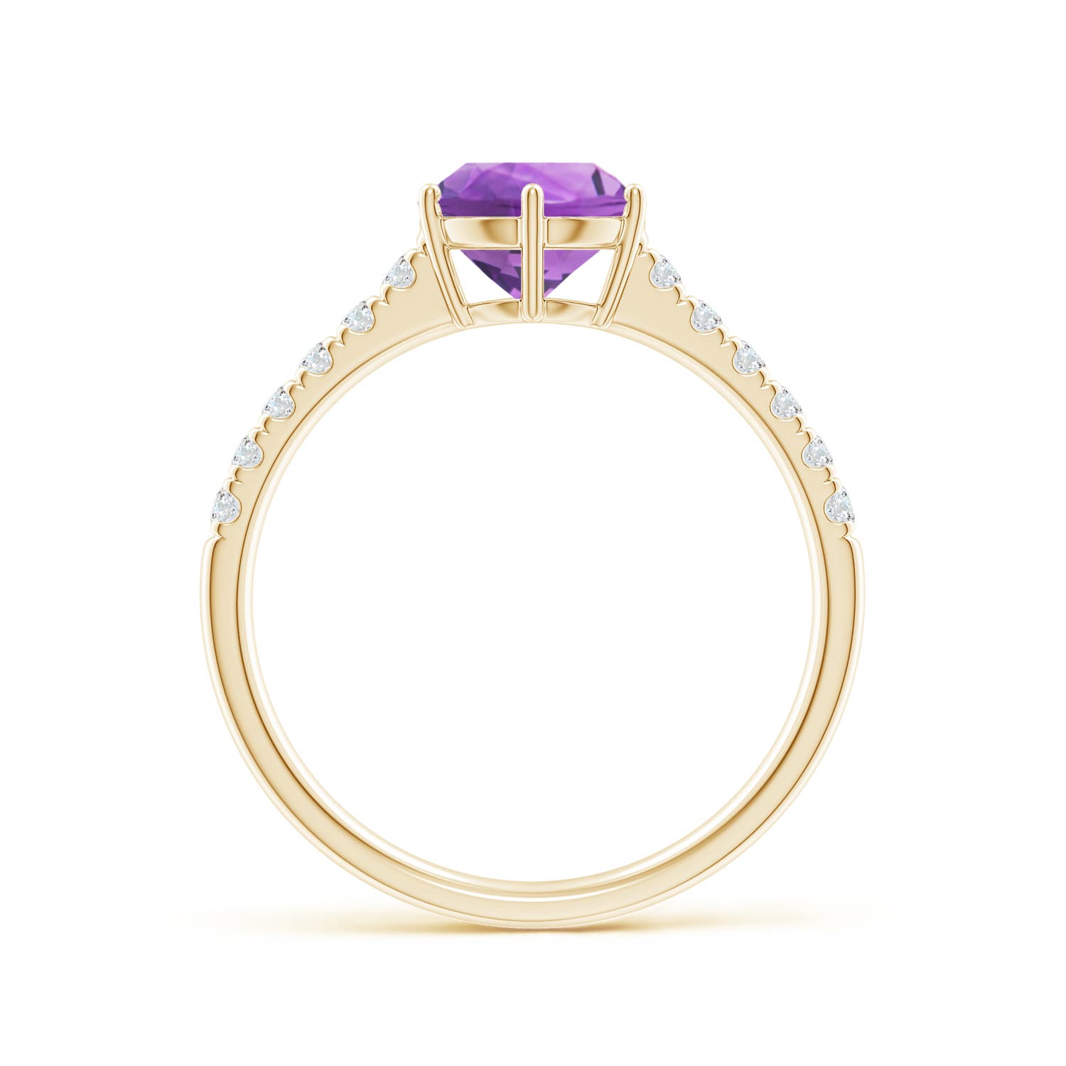 AA - Amethyst / 1.4 CT / 14 KT Yellow Gold