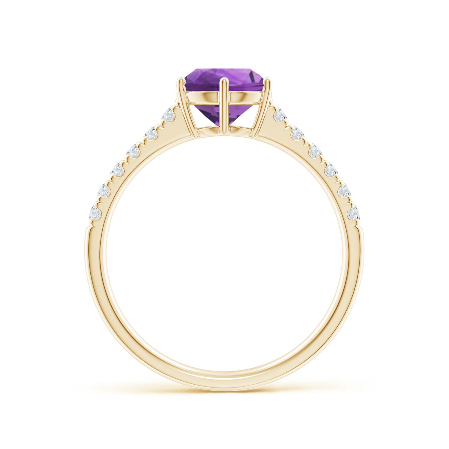 AAA - Amethyst / 1.4 CT / 14 KT Yellow Gold