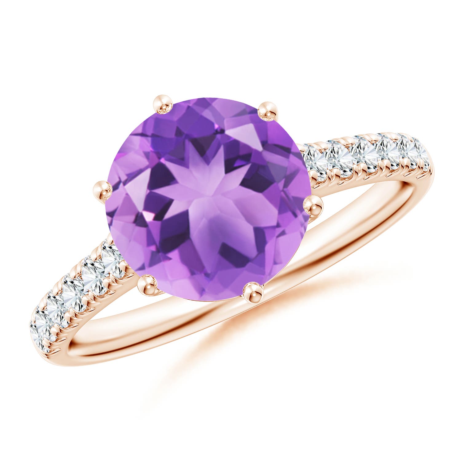 A - Amethyst / 2.75 CT / 14 KT Rose Gold