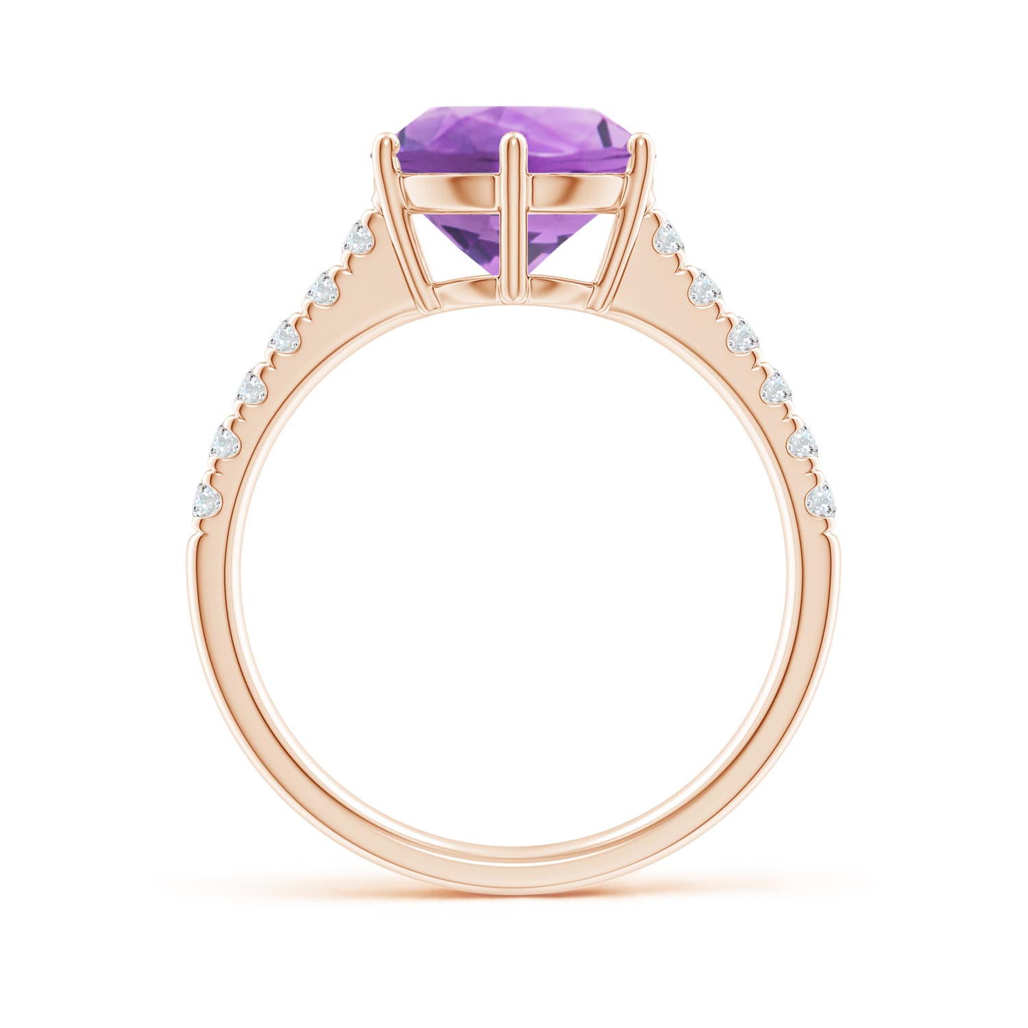 A - Amethyst / 2.75 CT / 14 KT Rose Gold