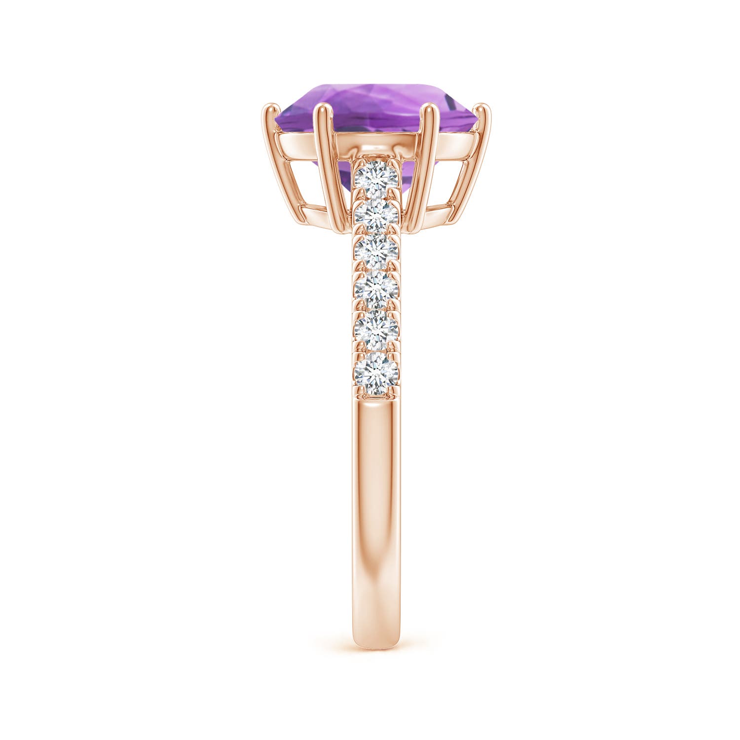 A - Amethyst / 2.75 CT / 14 KT Rose Gold