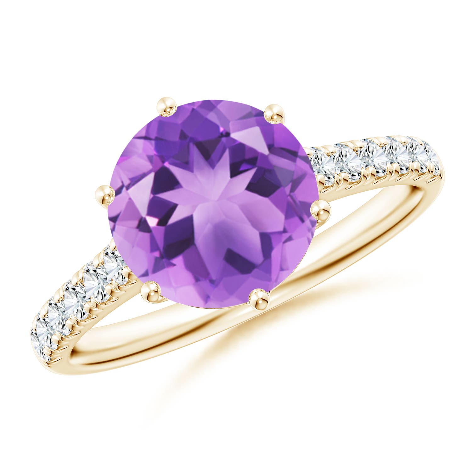 A - Amethyst / 2.75 CT / 14 KT Yellow Gold