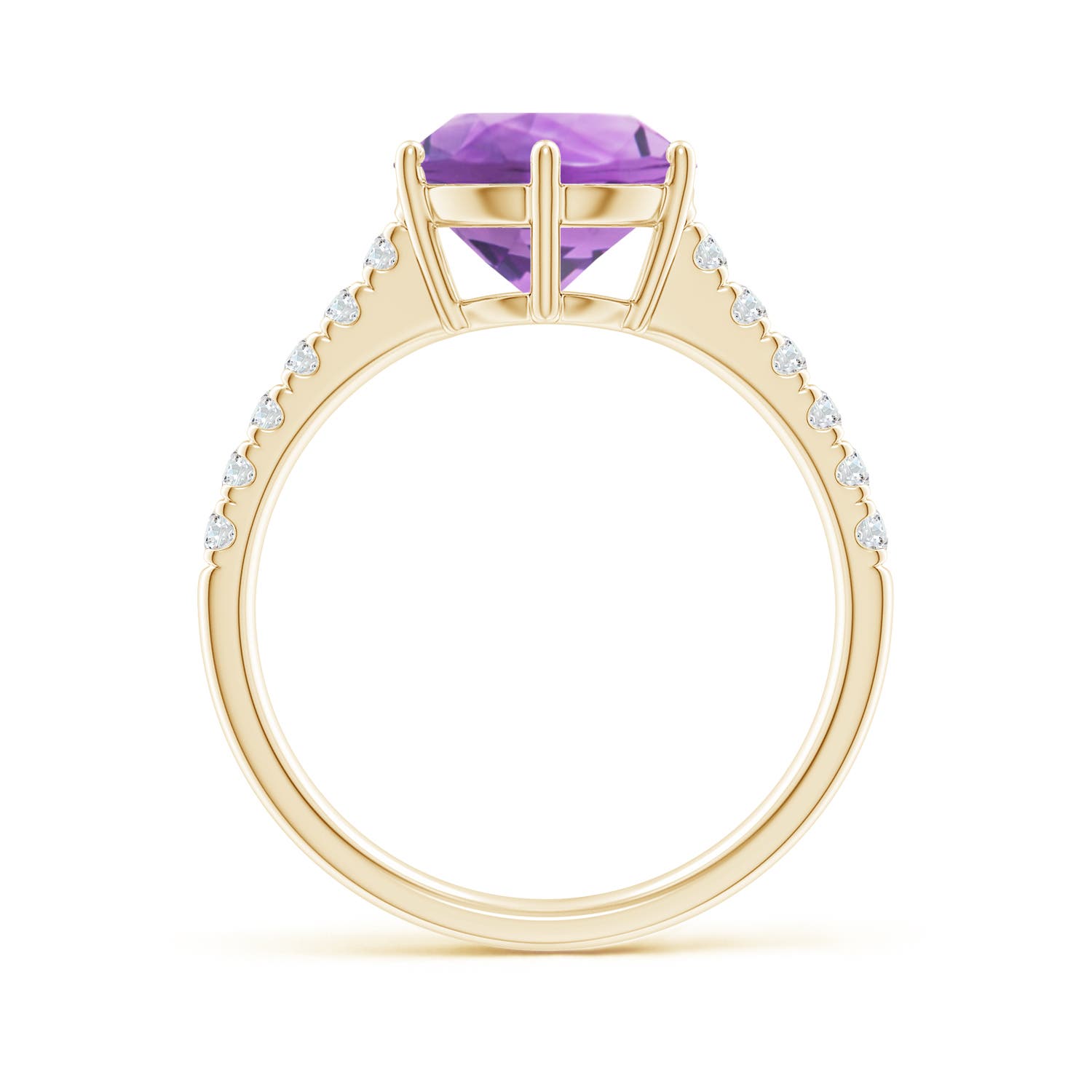 A - Amethyst / 2.75 CT / 14 KT Yellow Gold