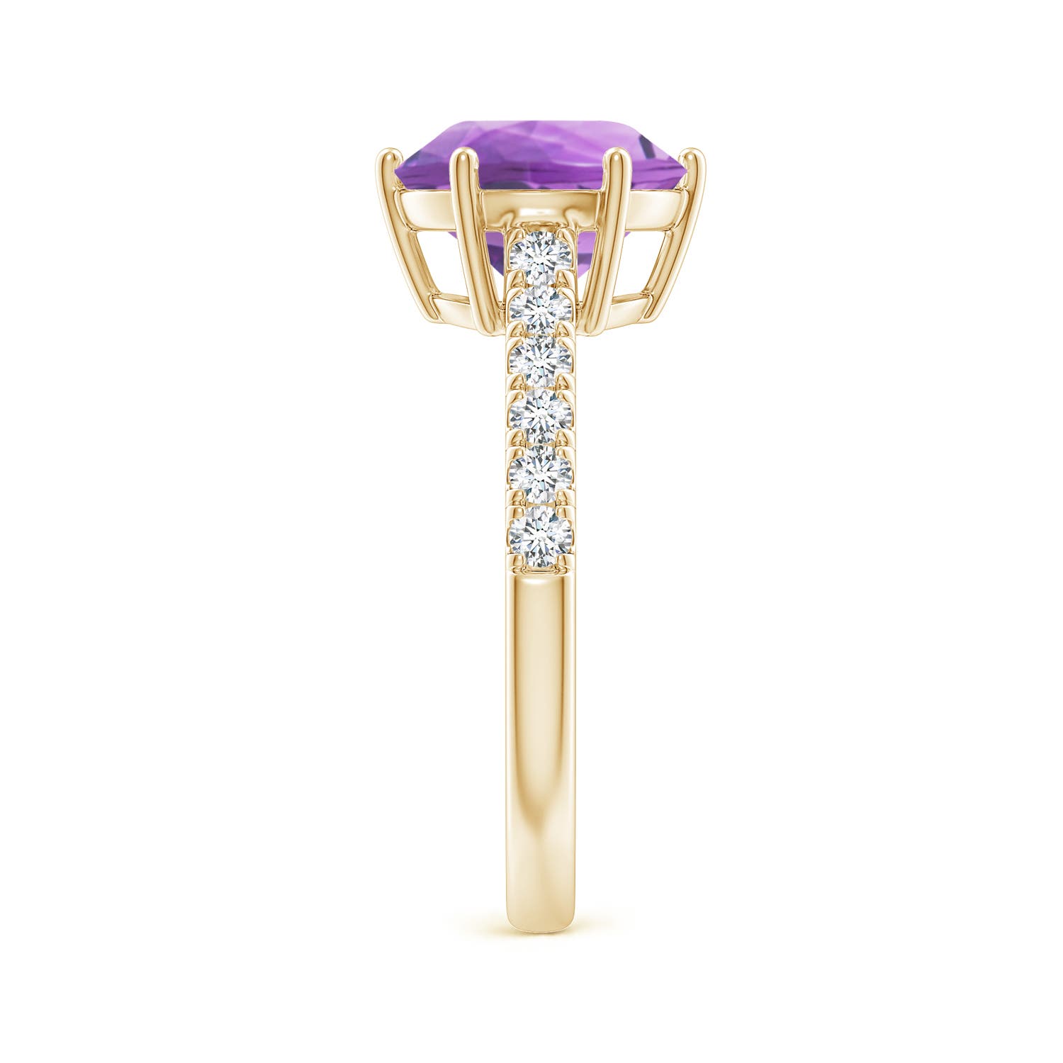 A - Amethyst / 2.75 CT / 14 KT Yellow Gold