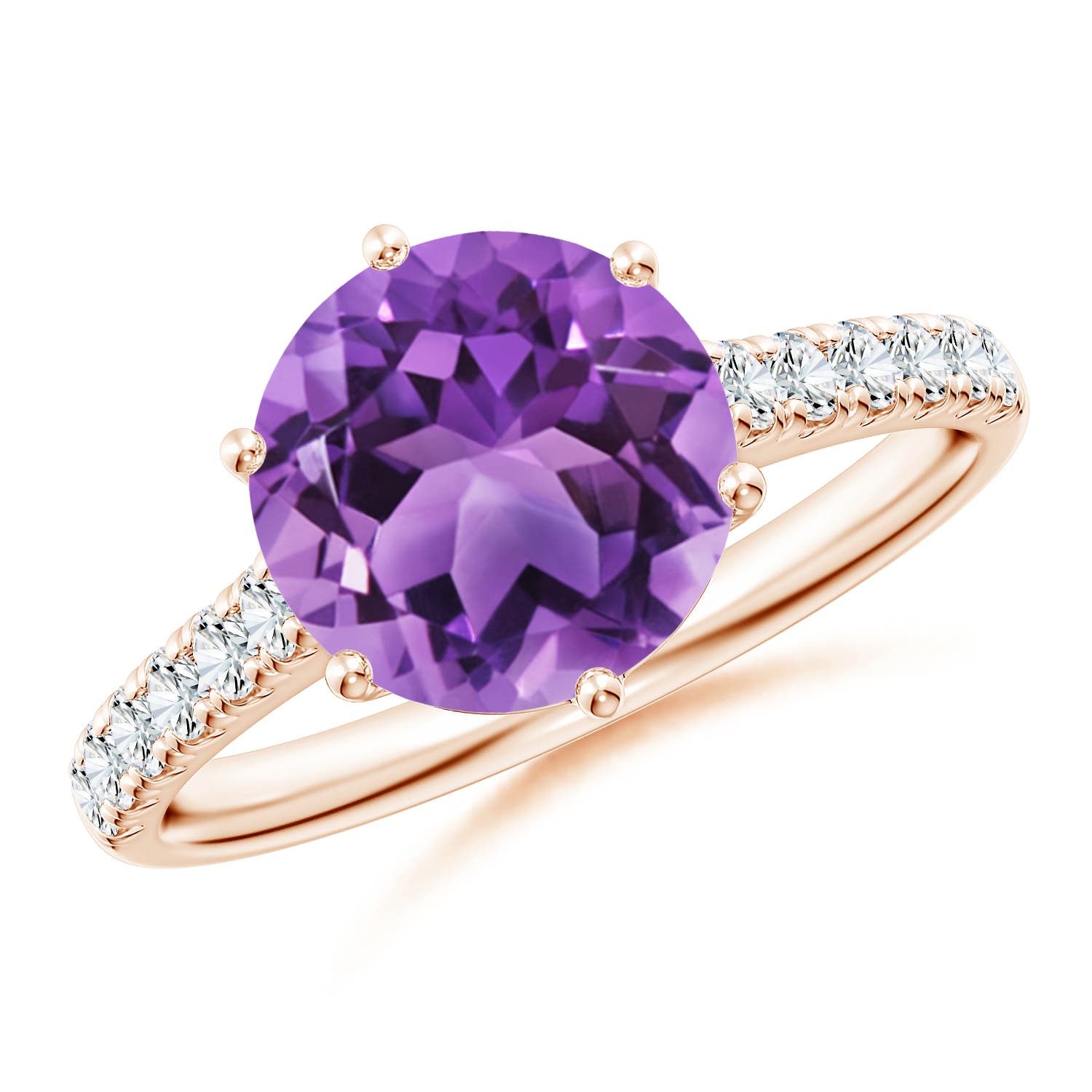 AA - Amethyst / 2.75 CT / 14 KT Rose Gold