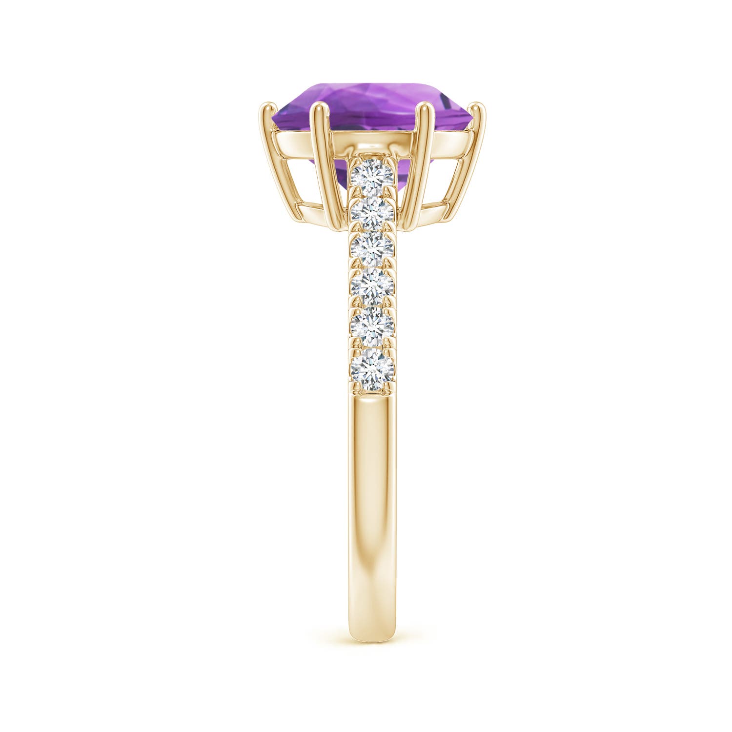 AA - Amethyst / 2.75 CT / 14 KT Yellow Gold