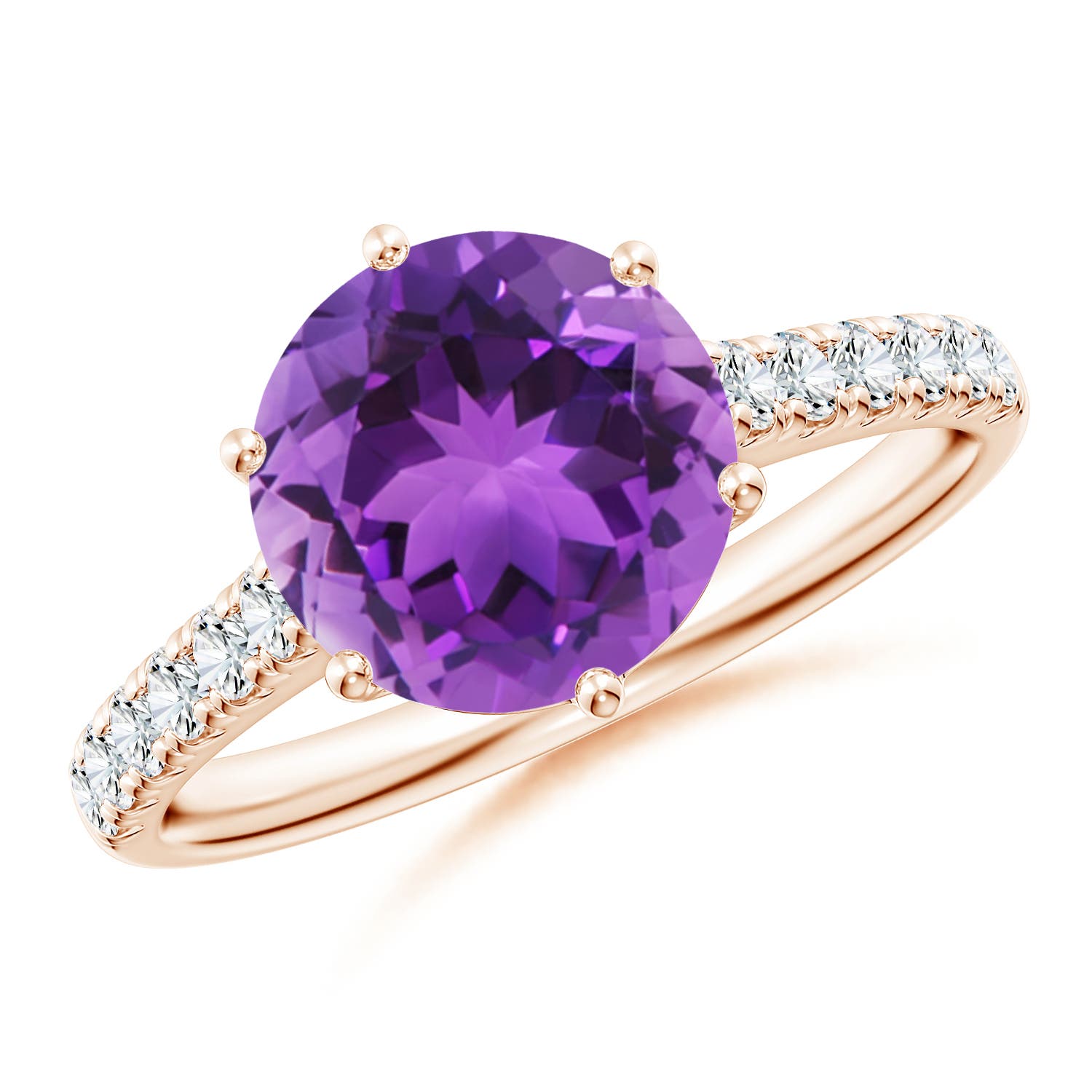 AAA - Amethyst / 2.75 CT / 14 KT Rose Gold