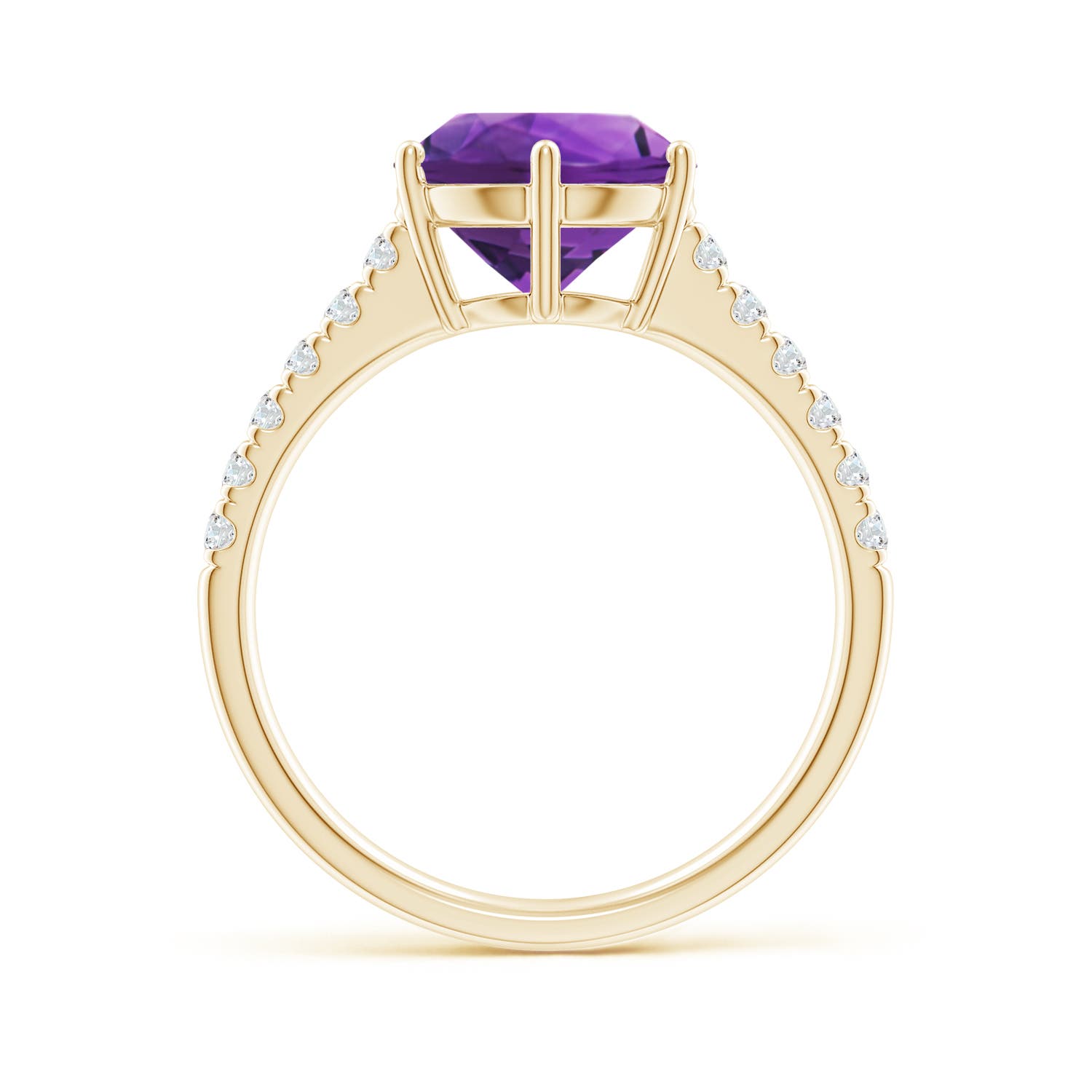 AAAA - Amethyst / 2.75 CT / 14 KT Yellow Gold