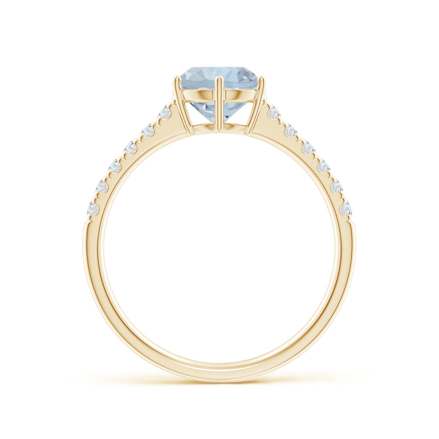 A - Aquamarine / 1.37 CT / 14 KT Yellow Gold