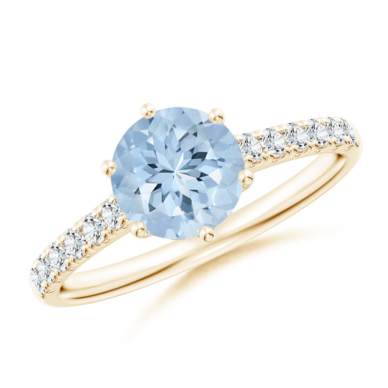 AA - Aquamarine / 1.37 CT / 14 KT Yellow Gold