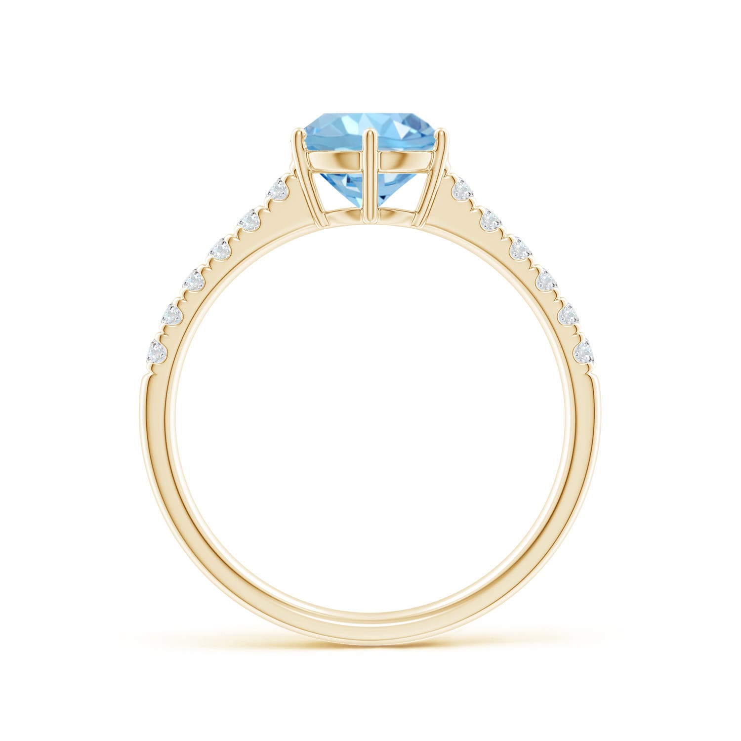 AAAA - Aquamarine / 1.37 CT / 14 KT Yellow Gold