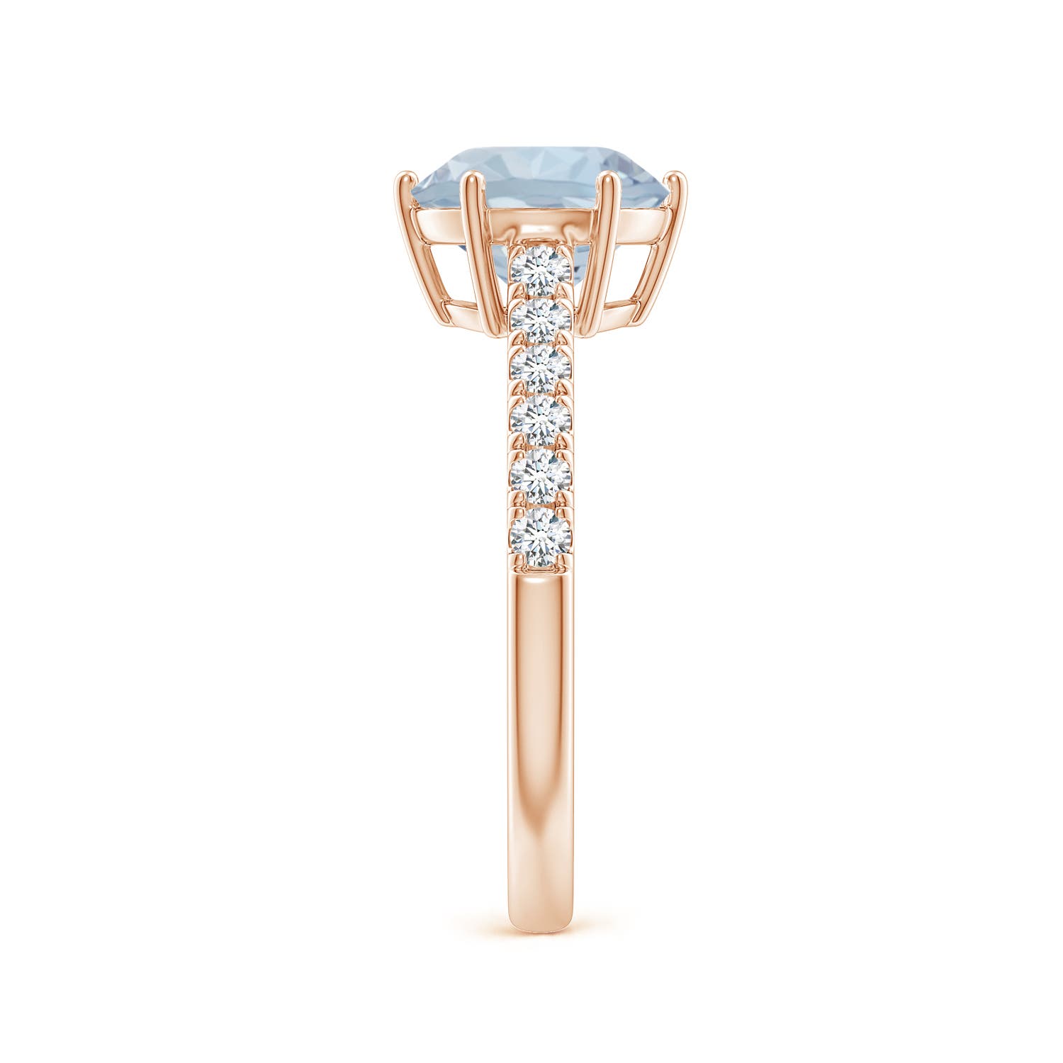 A - Aquamarine / 1.9 CT / 14 KT Rose Gold