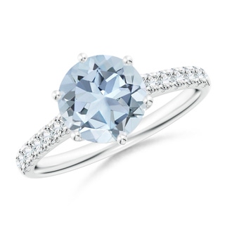 Round A Aquamarine
