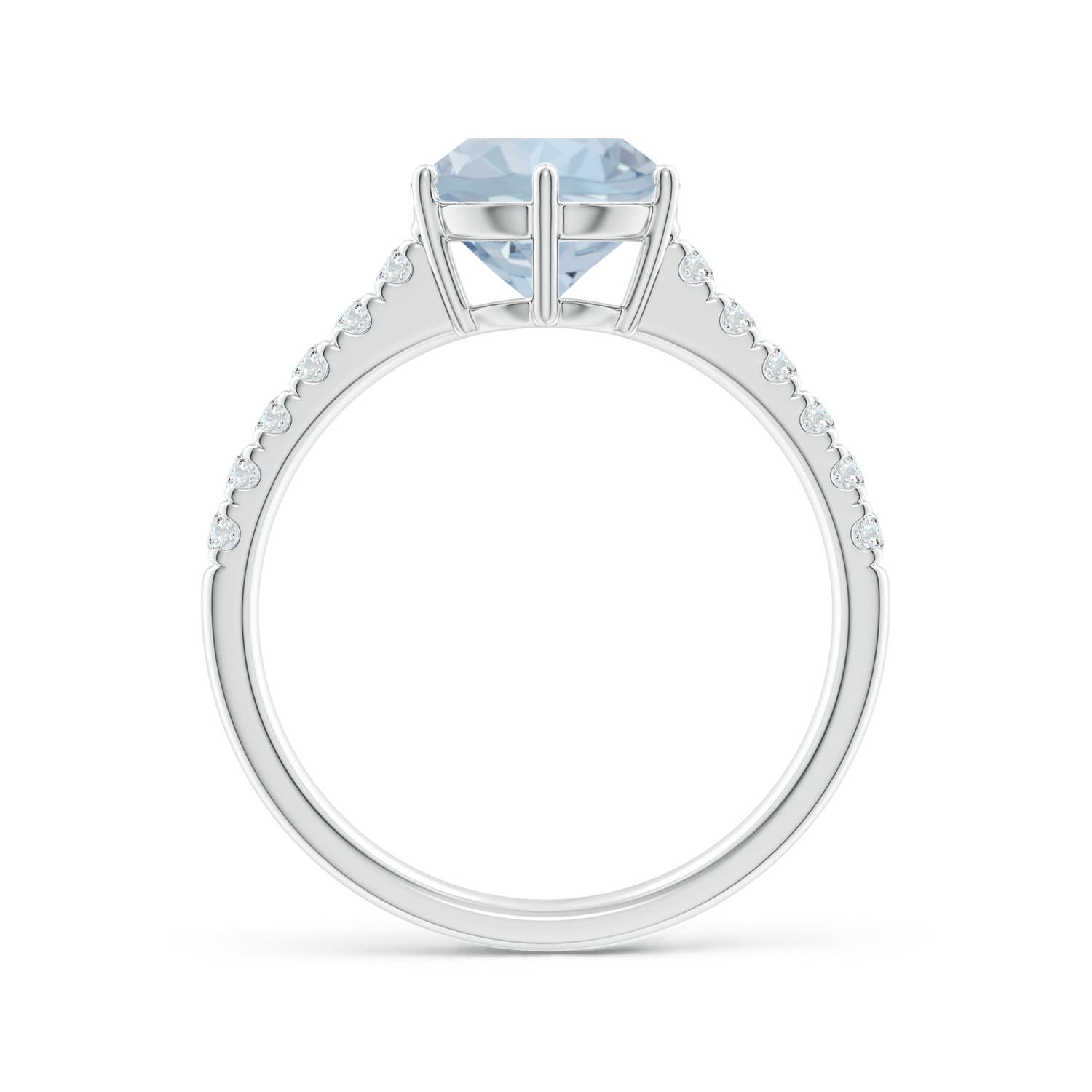 A - Aquamarine / 1.9 CT / 14 KT White Gold