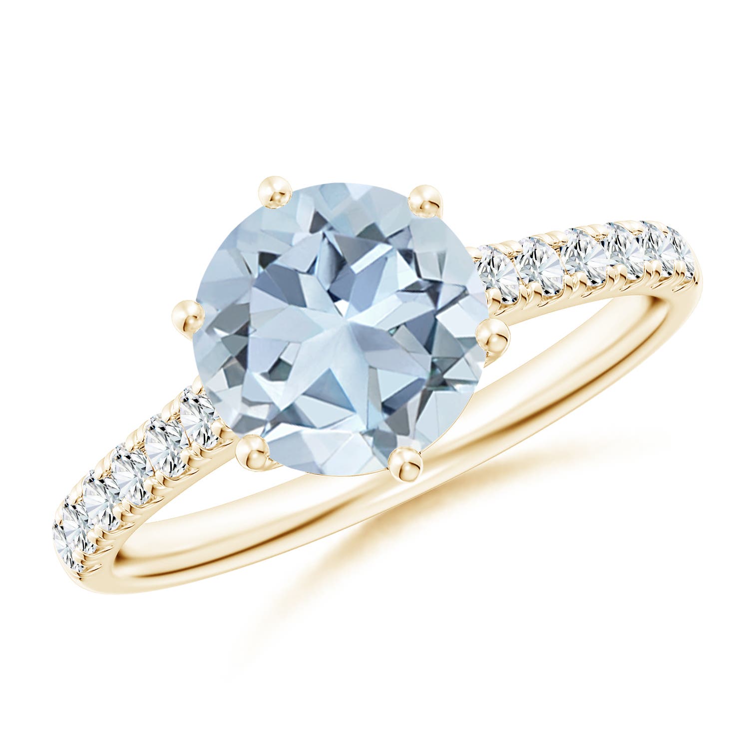 A - Aquamarine / 1.9 CT / 14 KT Yellow Gold