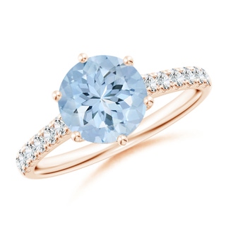 Round AA Aquamarine