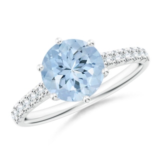 Round AA Aquamarine