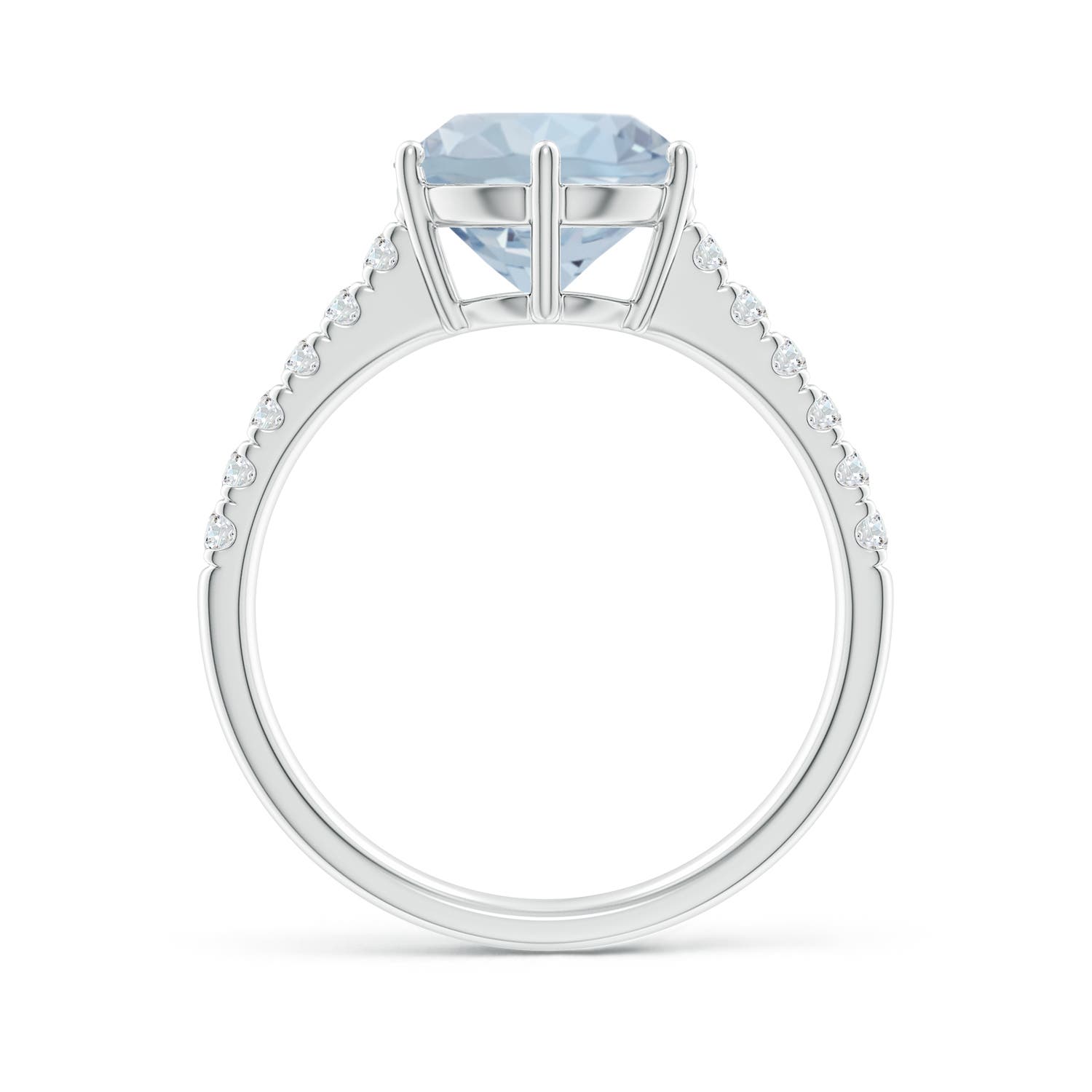 A - Aquamarine / 2.6 CT / 14 KT White Gold