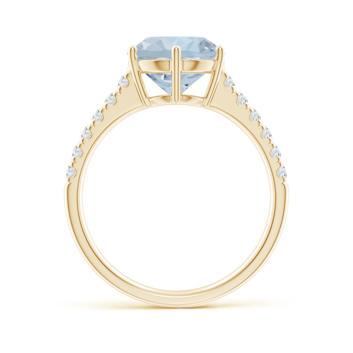 A - Aquamarine / 2.6 CT / 14 KT Yellow Gold