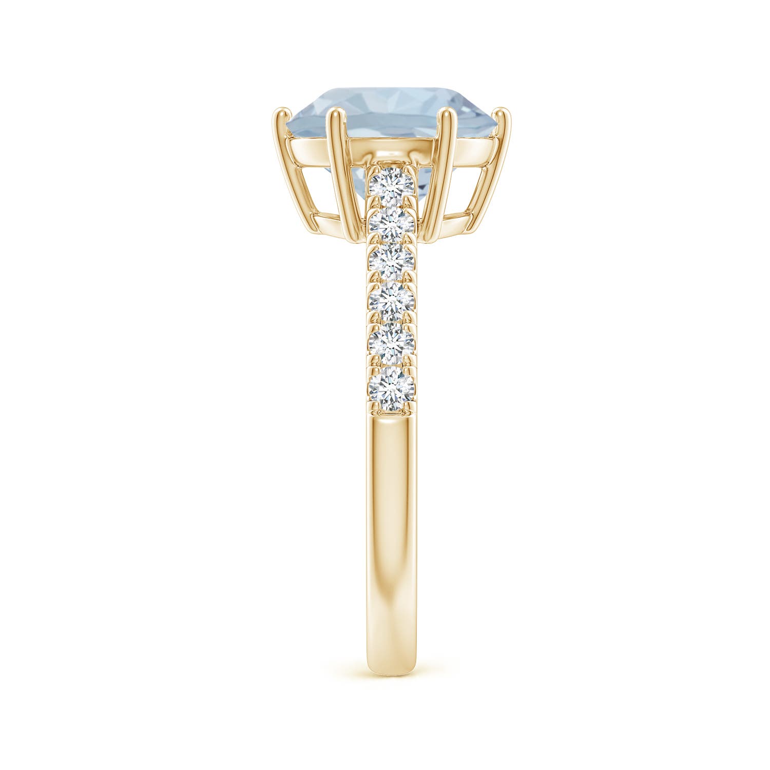 A - Aquamarine / 2.6 CT / 14 KT Yellow Gold