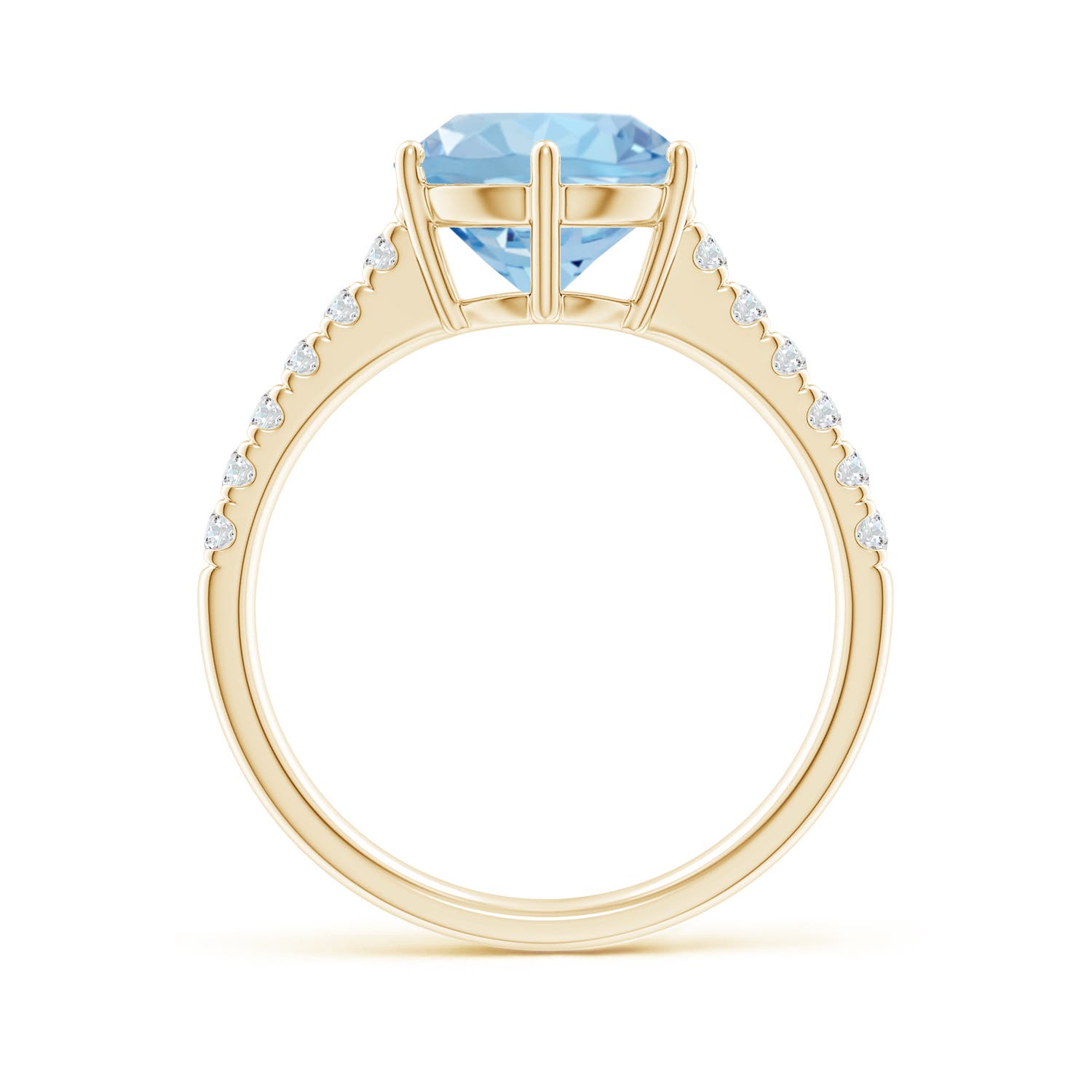 AAA - Aquamarine / 2.6 CT / 14 KT Yellow Gold