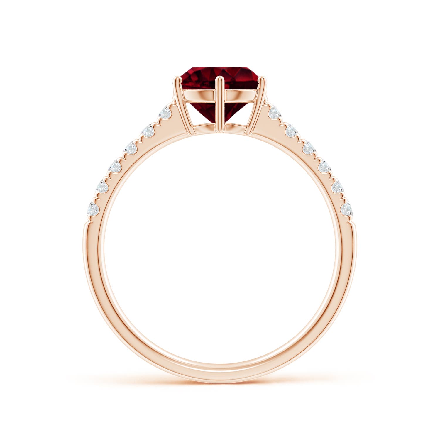 A - Garnet / 1.75 CT / 14 KT Rose Gold