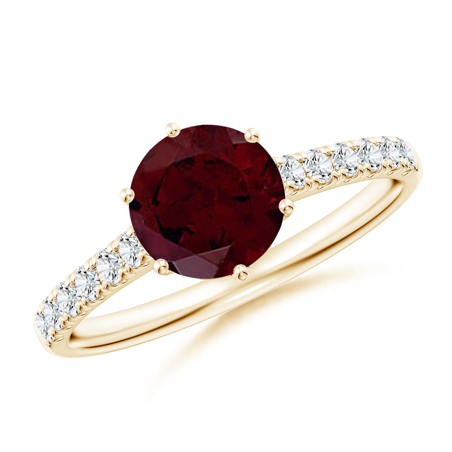 A - Garnet / 1.75 CT / 14 KT Yellow Gold