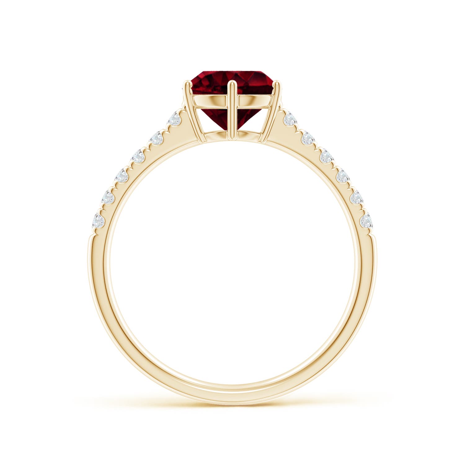 A - Garnet / 1.75 CT / 14 KT Yellow Gold