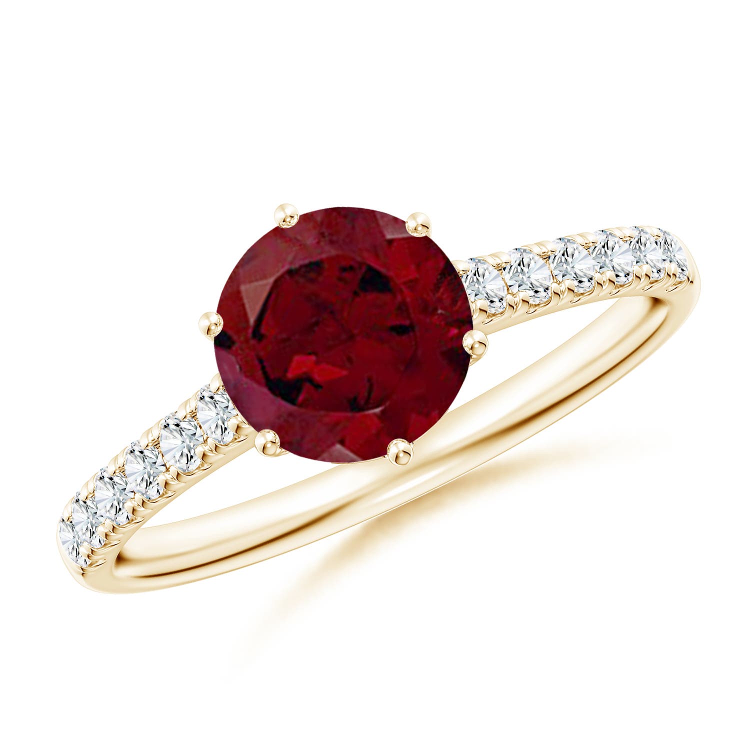 AA - Garnet / 1.75 CT / 14 KT Yellow Gold