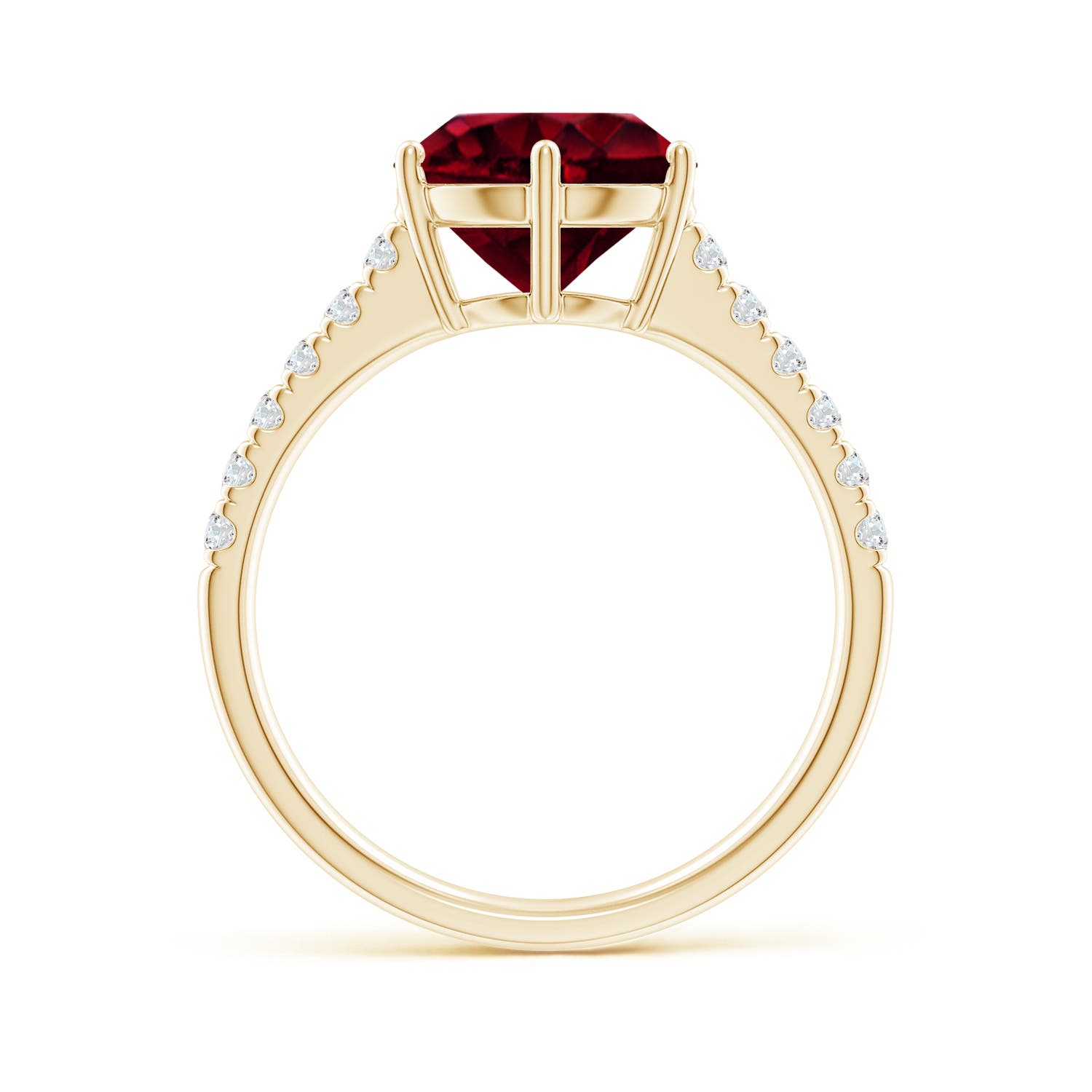 A - Garnet / 3.5 CT / 14 KT Yellow Gold