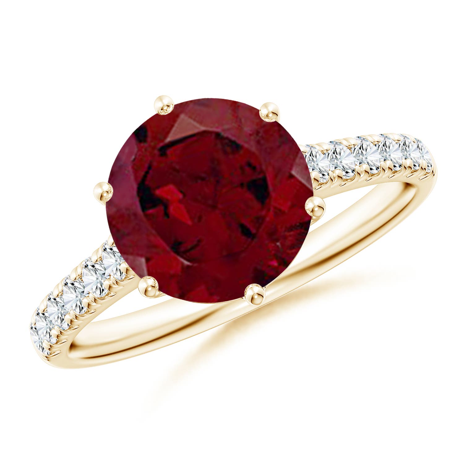 AA - Garnet / 3.5 CT / 14 KT Yellow Gold