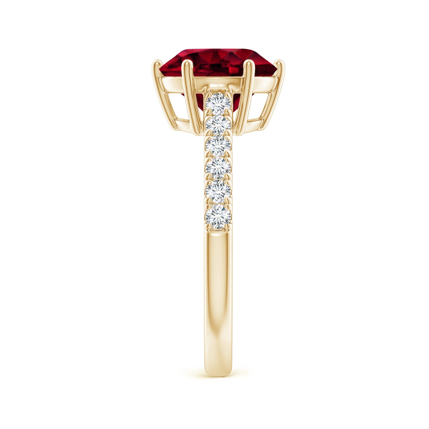 AA - Garnet / 3.5 CT / 14 KT Yellow Gold