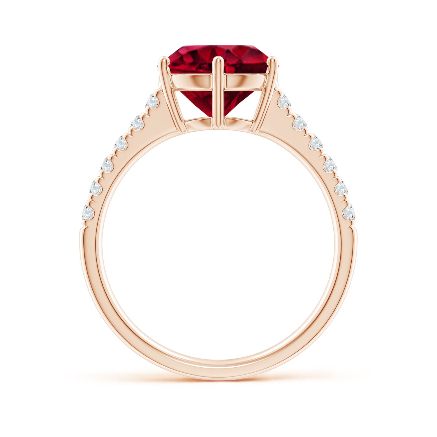 AAA - Garnet / 3.5 CT / 14 KT Rose Gold