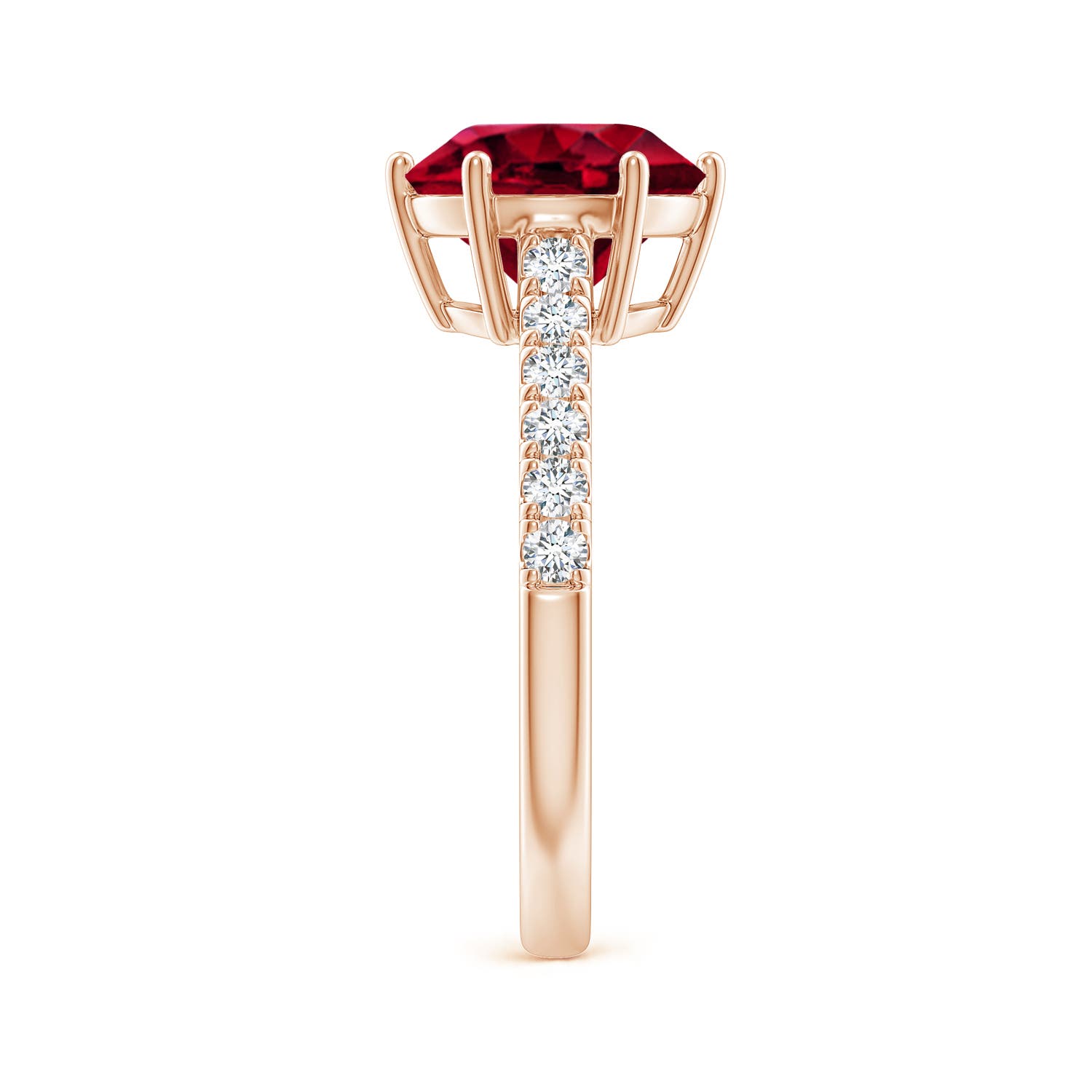 AAA - Garnet / 3.5 CT / 14 KT Rose Gold