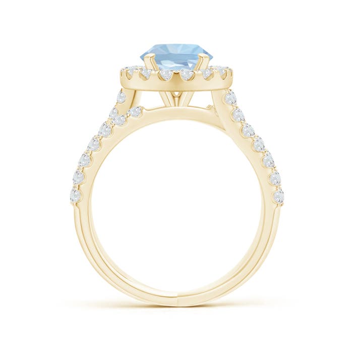 AA - Aquamarine / 1.74 CT / 14 KT Yellow Gold