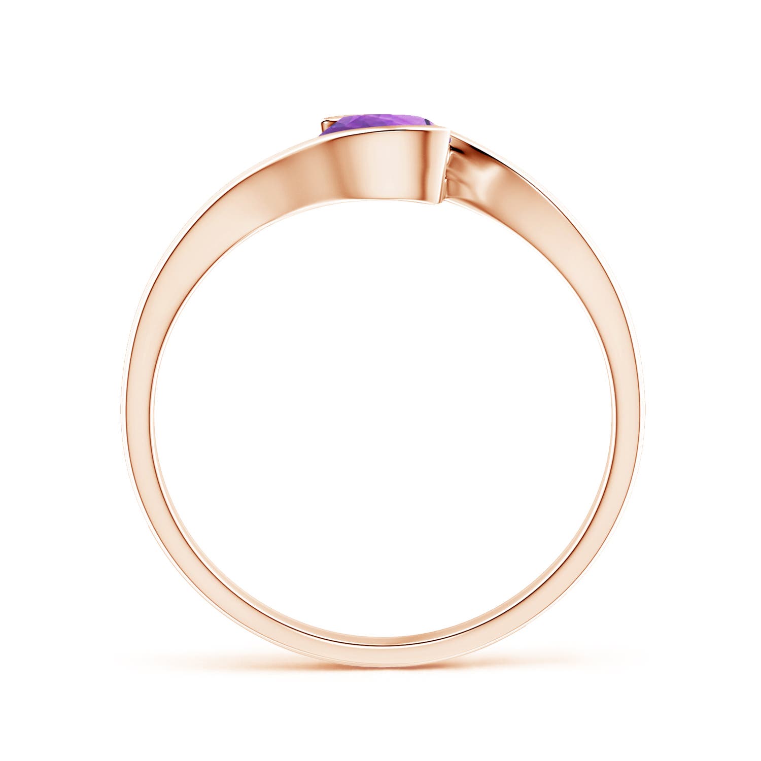 AA - Amethyst / 0.45 CT / 14 KT Rose Gold