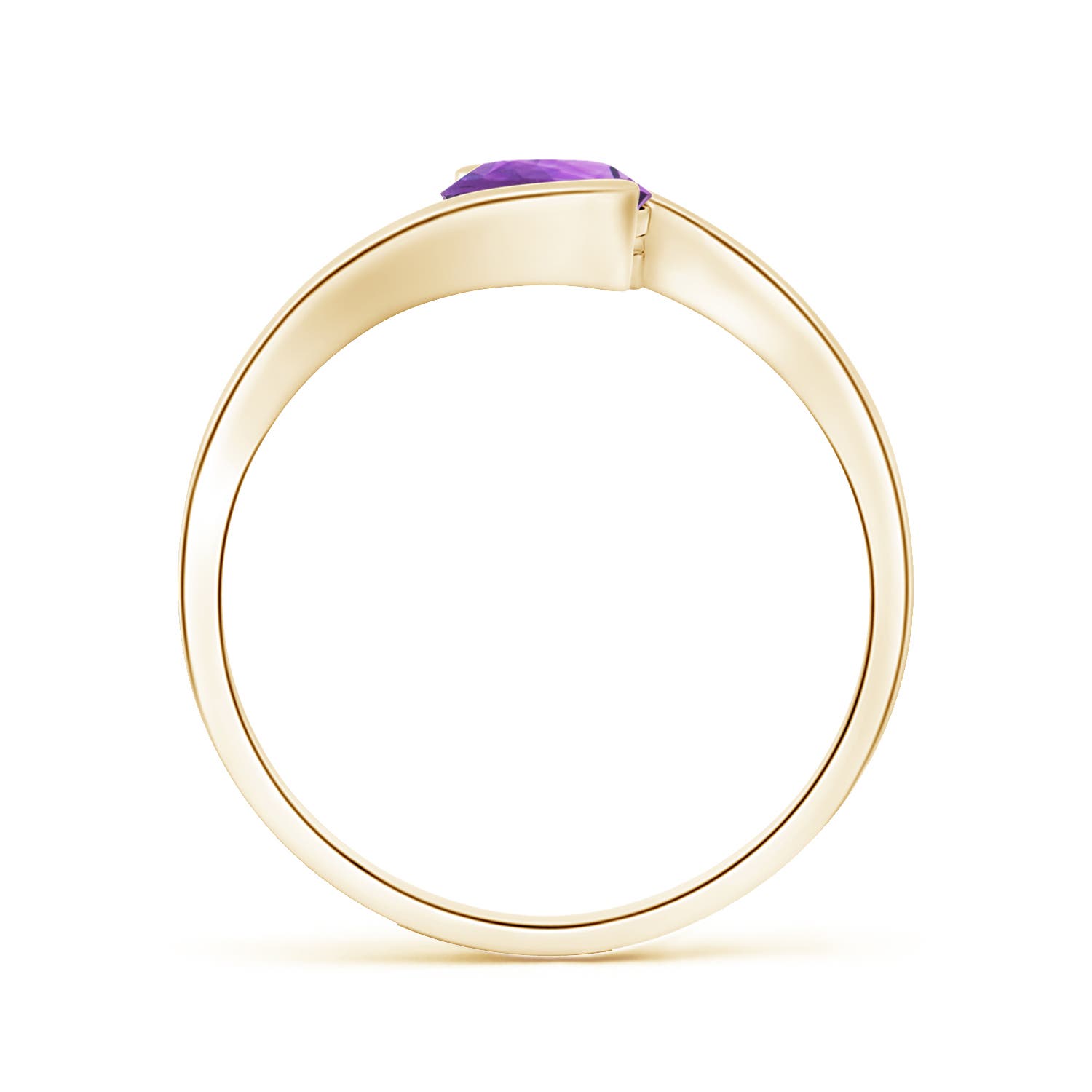 AA - Amethyst / 0.8 CT / 14 KT Yellow Gold