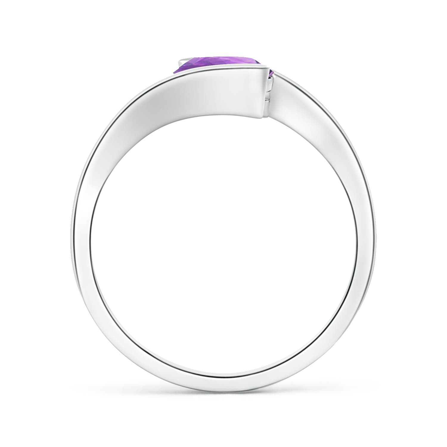 A - Amethyst / 1.15 CT / 14 KT White Gold