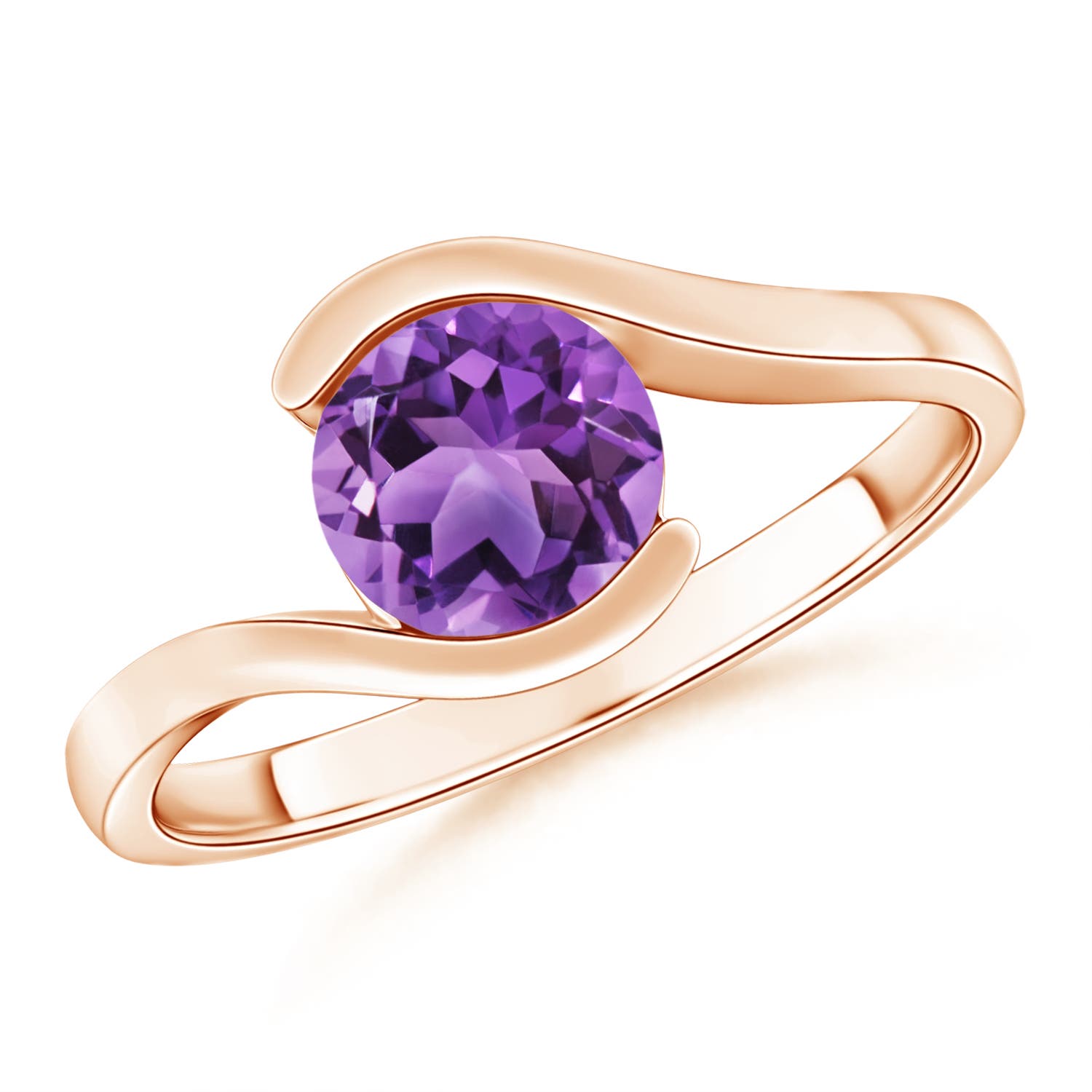 AA - Amethyst / 1.15 CT / 14 KT Rose Gold