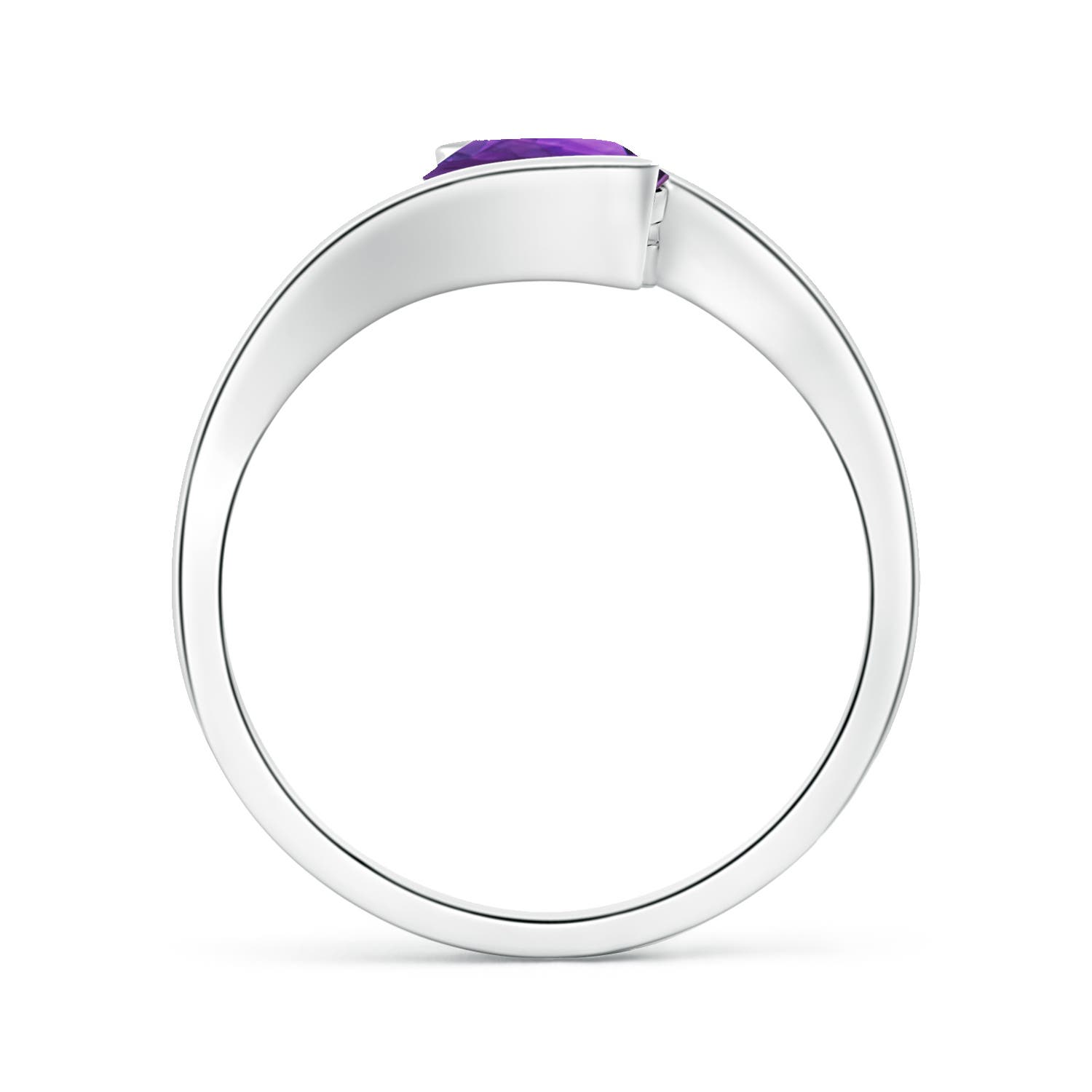 AAAA - Amethyst / 1.15 CT / 14 KT White Gold