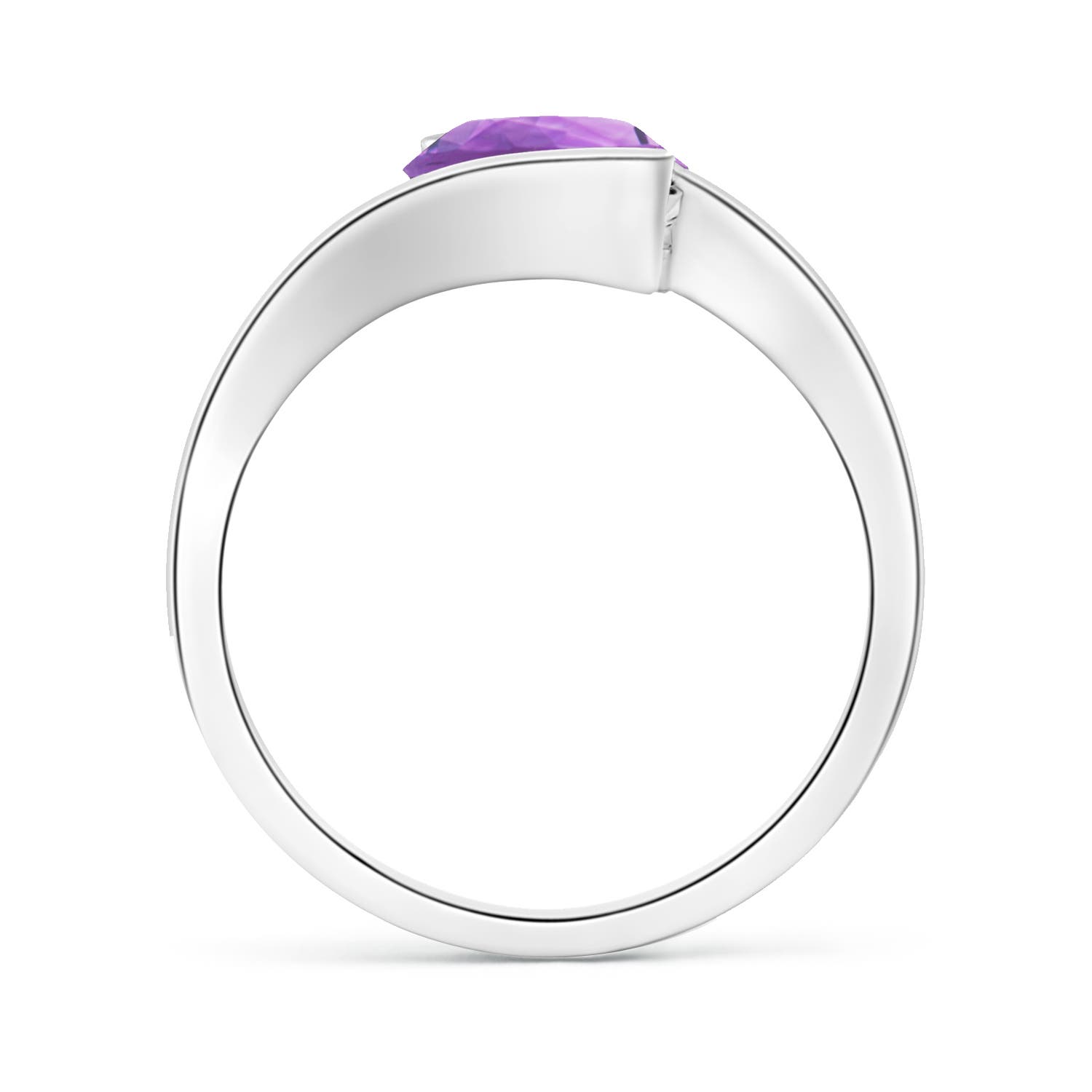 A - Amethyst / 1.7 CT / 14 KT White Gold
