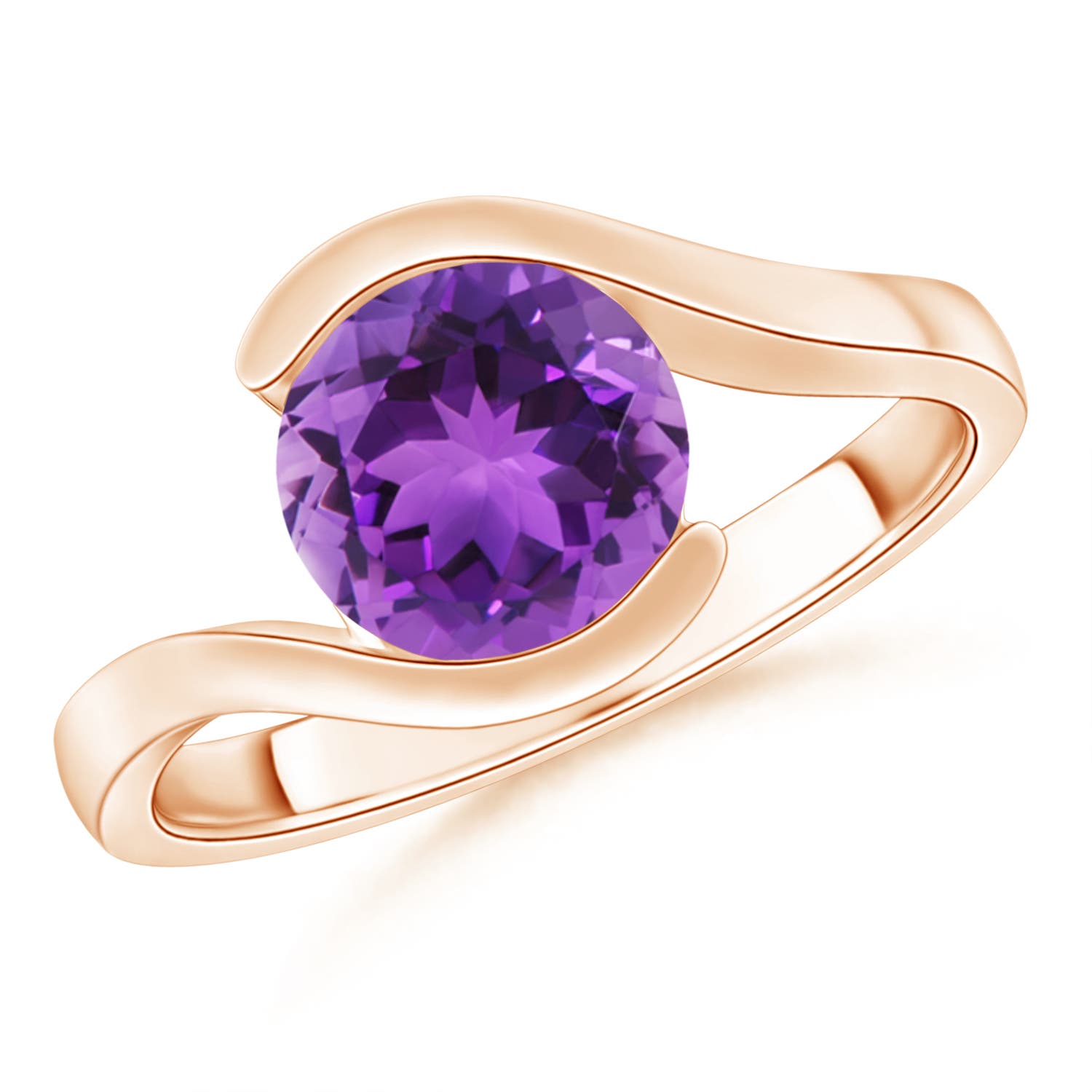 AAA - Amethyst / 1.7 CT / 14 KT Rose Gold