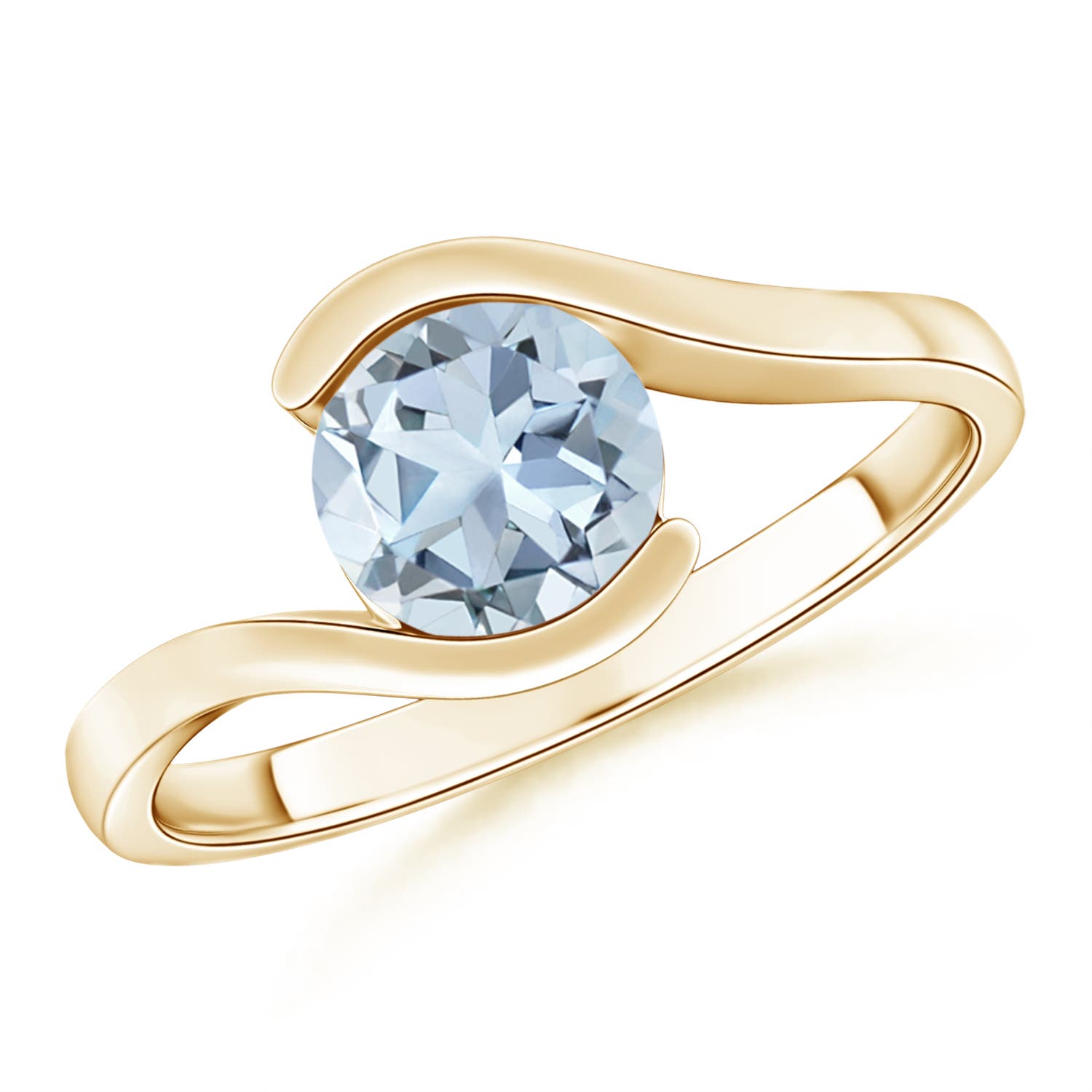 A - Aquamarine / 1.12 CT / 14 KT Yellow Gold