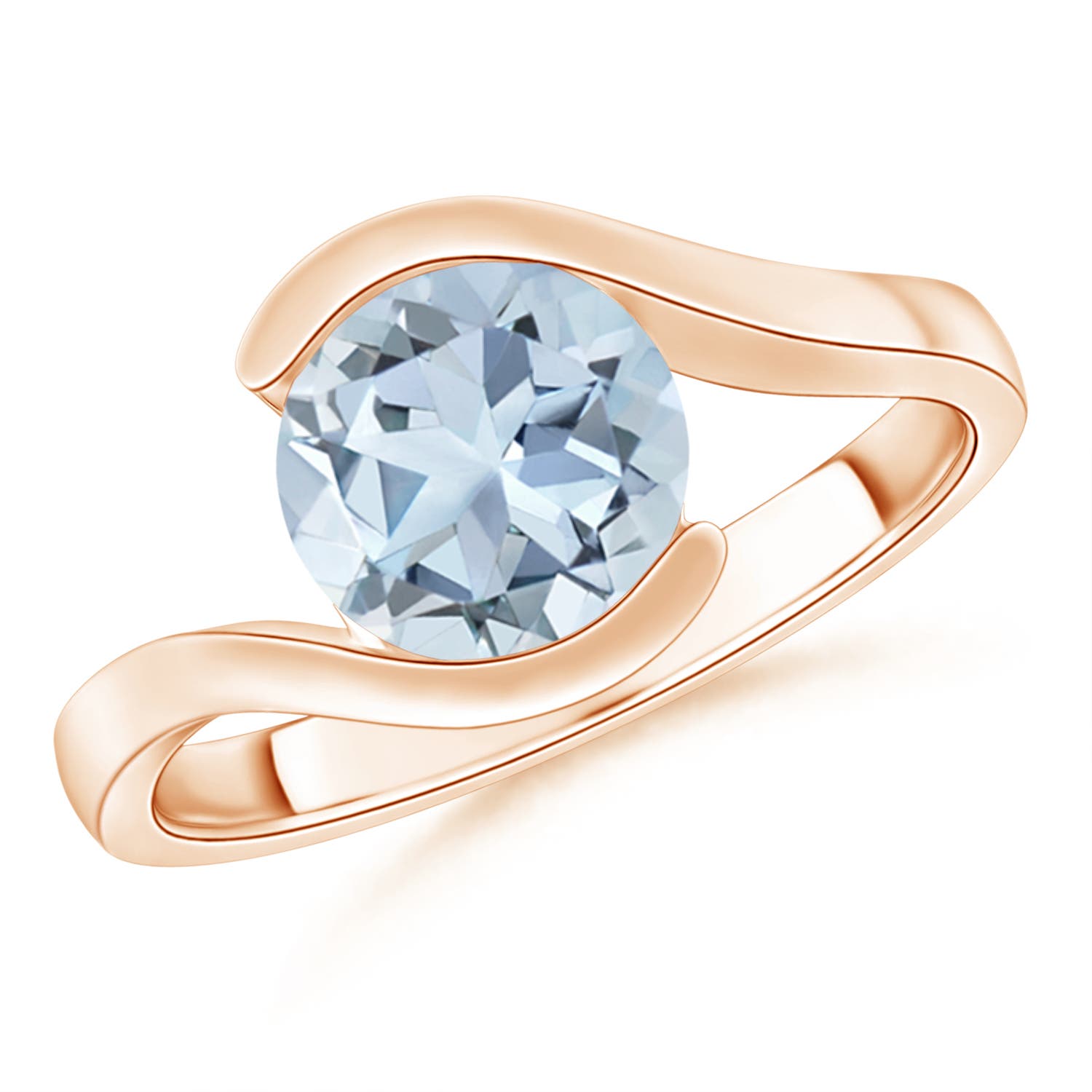 A - Aquamarine / 1.6 CT / 14 KT Rose Gold