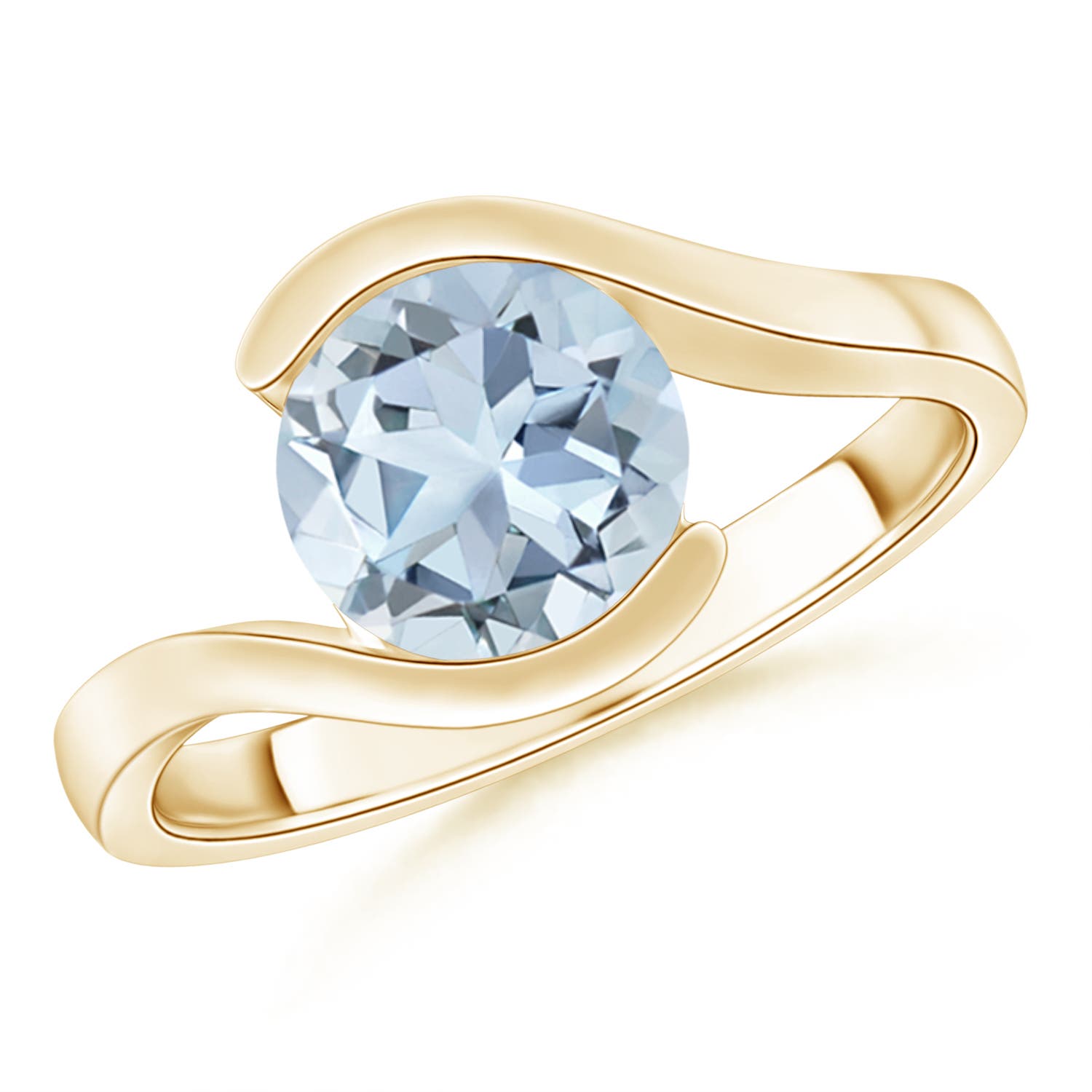 A - Aquamarine / 1.6 CT / 14 KT Yellow Gold