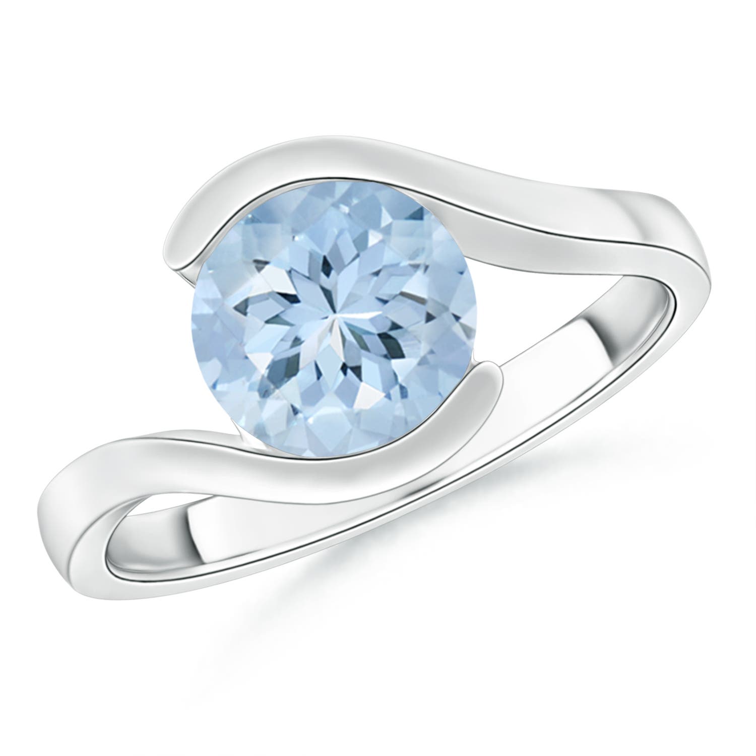 AA - Aquamarine / 1.6 CT / 14 KT White Gold