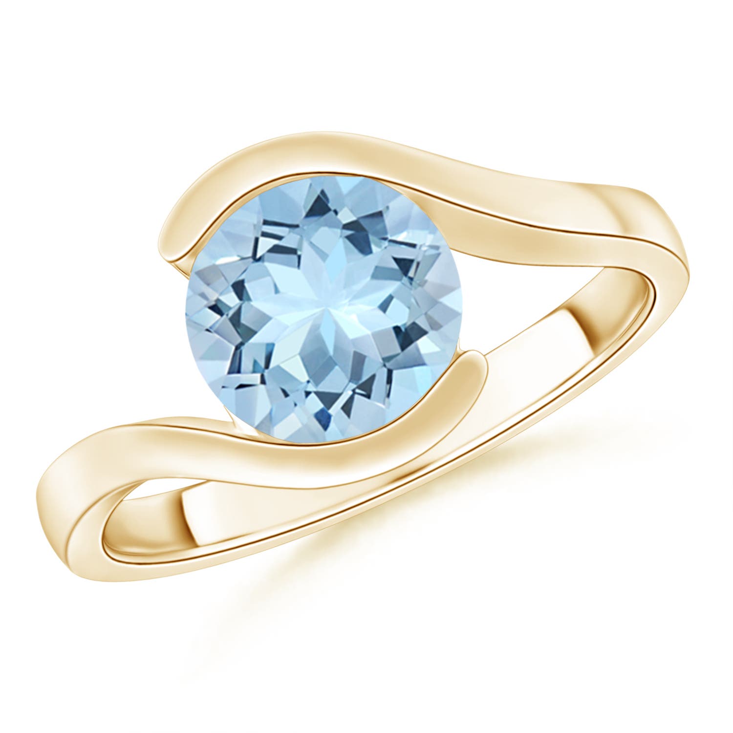 AAA - Aquamarine / 1.6 CT / 14 KT Yellow Gold