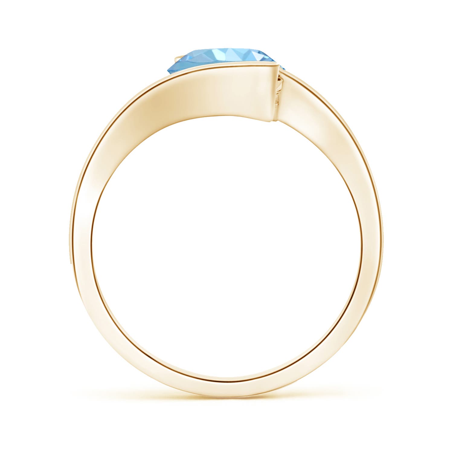 AAAA - Aquamarine / 1.6 CT / 14 KT Yellow Gold