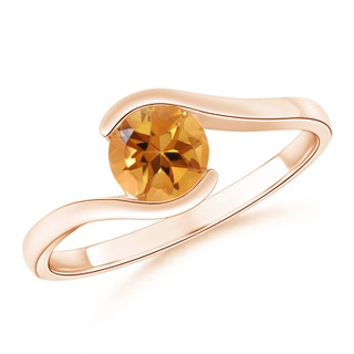 Round AA Citrine